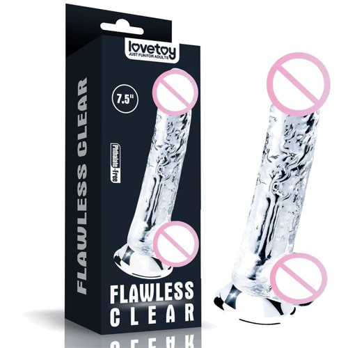 Фаллоимитатор LoveToy Flawless Clear Dildo 7.5": Назначение Вагинальные