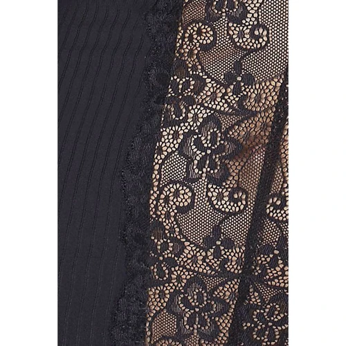 Пеньюар с кружевом Passion ZOJA CHEMISE black 4XL/5XL: Вид Пеньюары