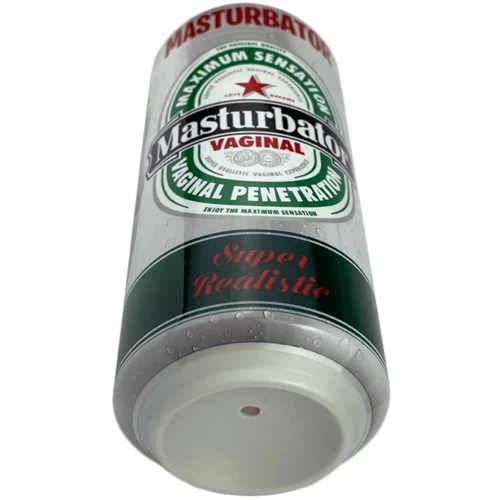 Мастурбатор-вагина Alive Heineken Vagina II в виде банки пива: Диаметр, см 6