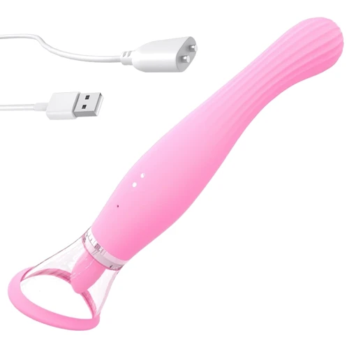 Вибратор BOSS Series Mary Pink: Тип и форма Язычок, Двухсторонние