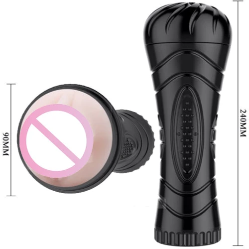 Мастурбатор LYBAILE Pussy Vibration Masturbator Cup: Матеріал Киберкожа