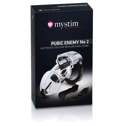 Клетка для члена с электростимуляцией Mystim Pubic Enemy No 2 - Original фото 3