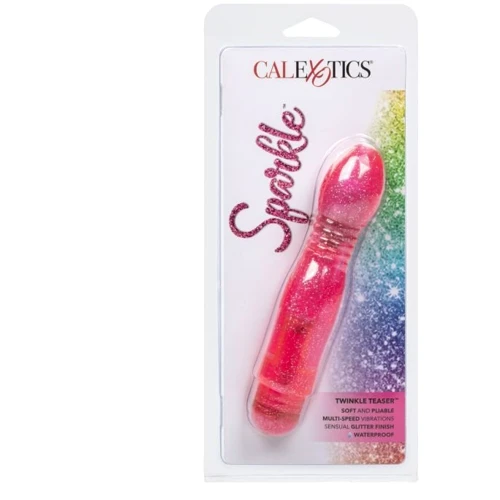 Мультискоростной вибратор CalExotics Sparkle Twinkle Teaser, 14х3,75 см фото 8