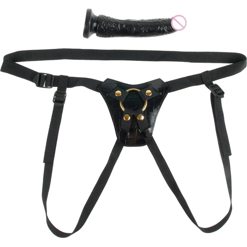 Дизайнерский страпон Fetish Fantasy Gold Designer Strap-On, 16,5х4,5 см: Для кого Для женщин