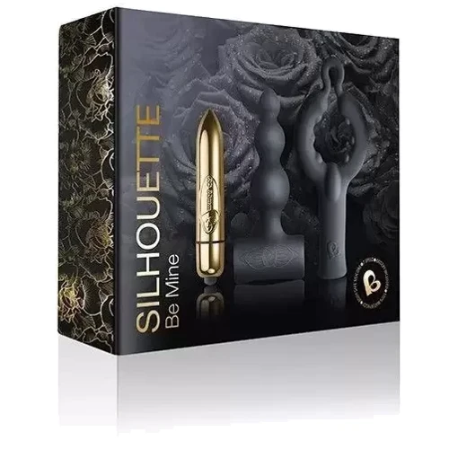 Вибронабор Rocks Off Silhouette - Be Mine: анальный стимулятор, эрекционное кольцо и вибропуля: Для кого Для пары