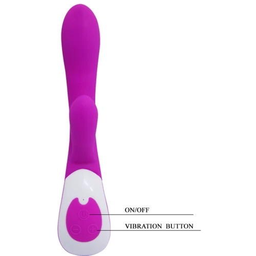 Вібратор Hi-tech Pretty Love Colby Vibrator Purple: Тип управління кнопкове