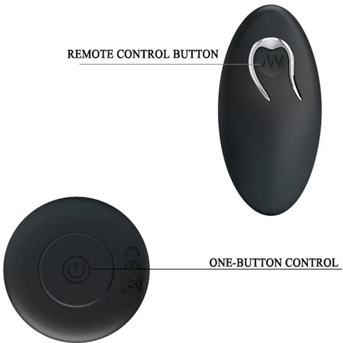 Анальная пробка с вибрацией Mr.Play Vibrating Anal Plug Black: Особенности Водонепроницаемые