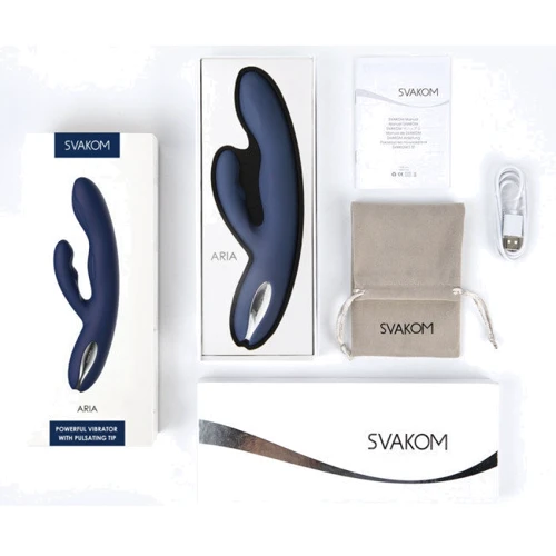 Вибратор-кролик Svakom Aylin Dark Blue: Тип и форма Кролик