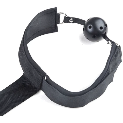 Наручные ремни с кляпом NDS 6602 Black (22183): Цвет черный