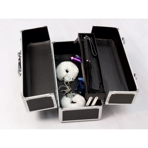 Кейс для зберігання секс-іграшок BMS Factory PowerBullet - Large Lokable Vibrator Case Black фото 1