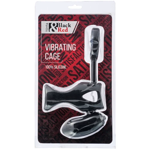 Насадка на пенис с вибрацией Toyfa Black&Red Vibrating Cage Black: Для кого Для мужчин