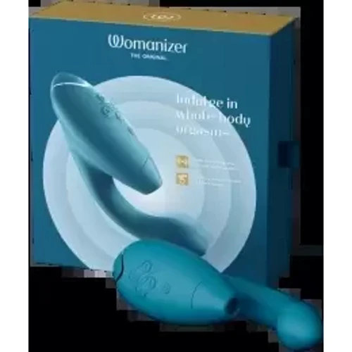 Вакуумный вибратор Womanizer - Duo 2 Petrol фото 10