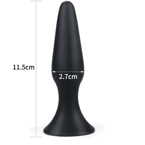 Анальна пробка LoveToy Lure Me Butt Plug Slim S Black: Тип Анальные пробки