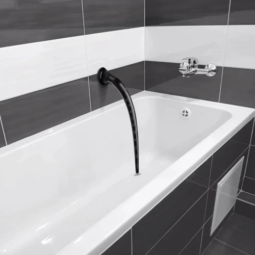 Гнучкий силіконовий анальний стимулятор Hosed 15" S Tapered Silicone Hose (чорний) фото 6