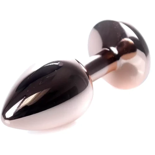 Анальная пробка с кристаллом BOSS of TOYS Boss Series - Jewellery Red Gold PLUG Clear S, BS6400112: Для кого Унисекс