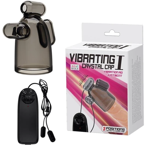 Насадка на головку с вибрацией Vibrating Crystal Cap 1, BI-014629