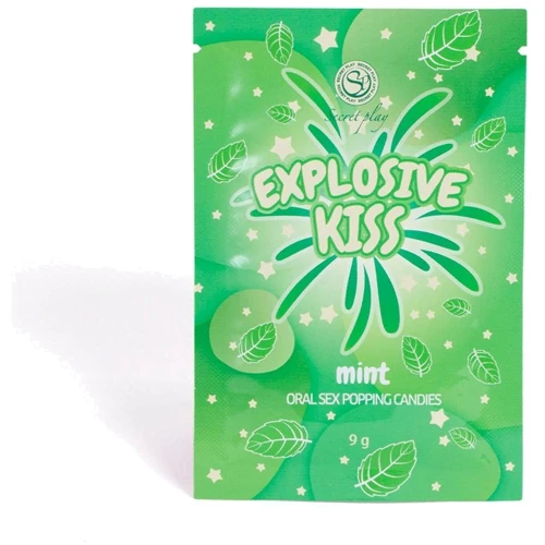 Стреляющие конфеты для орального секса Secret Play Explosive Kiss Mint, 9 грамм