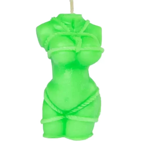 Свічка LOVE FLAME - Shibari I Green Fluor, CPS09-GREEN: Виробник LOVE FLAME