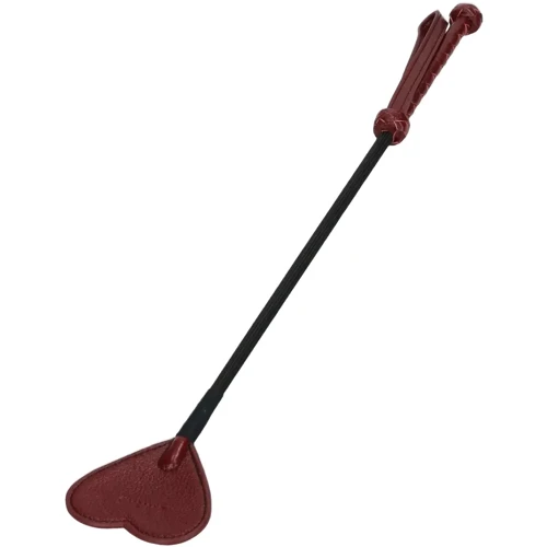 Шлепалка Liebe Seele Wine Red Riding Crop with Heart-Shape Tip: Цвет бордовый