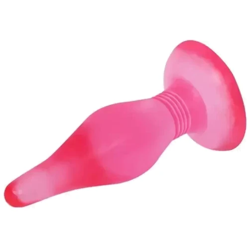 Анальная пробка на присоске Butt plug, BI-017006 Pink: Тип Анальные пробки