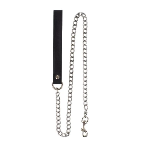 Поводок sLash Leather Leash Slave, Black