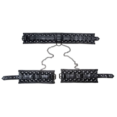 Ошейник с наручниками X-Play Collar & Wrist Cuffs: Для кого Для пары