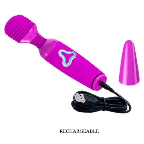 Вибромассажер серии Pretty Love Body Wand, BW-055010: Длина, см 25