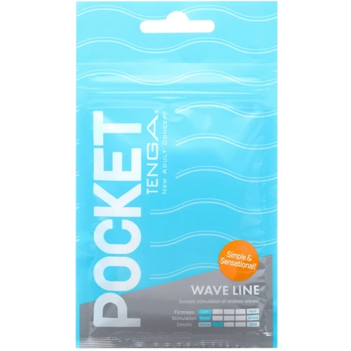 Мастурбатор TENGA Pocket Wave Line