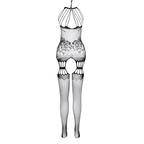 Бодістокінг з безліччю бретелів Passion BS095 One Size white: Вид Бодистокинг