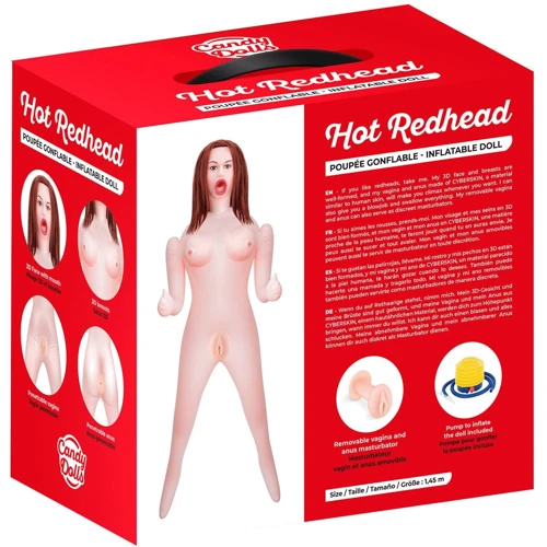 Надувна лялька Candy Dolls Hot Redhead фото 6
