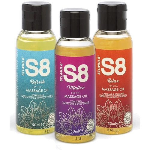 Набір масажних масел S8 Massage Oil Box, 3x 50 мл