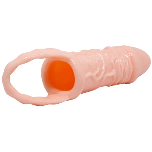 Насадка на член LYBAILE Pretty Love Penis Sleeve Breyden Flesh: Наличие вибрации Нет