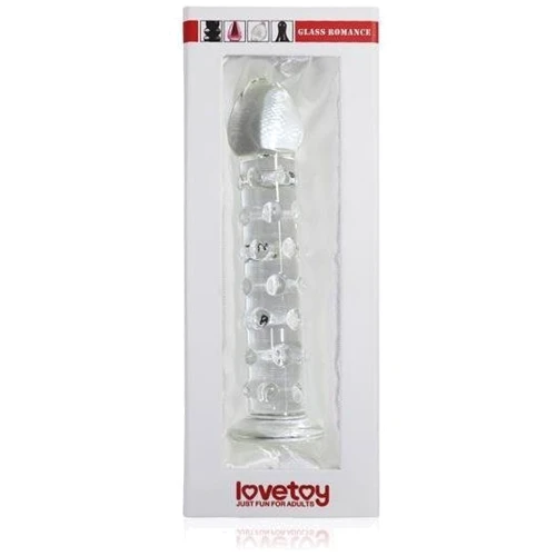Фаллоимитатор LoveToy Glass Romance Dildo Clear 7": Назначение Вагинальные