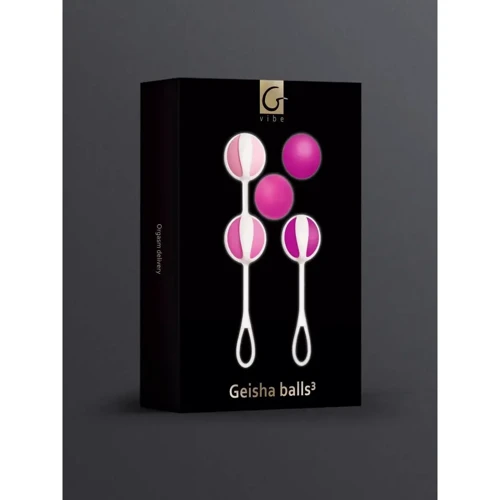 Кулі для тренування інтимних м'язів Gvibe Geisha Balls 3 Pink фото 10