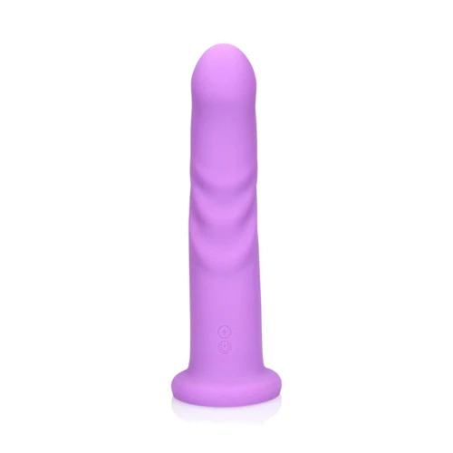 Вібратор із ротацією Loveline Lavender: Довжина, см 20