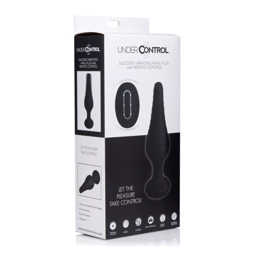 Анальная пробка Silicone Vibrating Anal Plug with Remote Control с дистанционным управлением фото 6