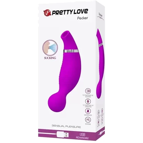 Вибростимулятор с вакуумной стимуляцией PRETTY LOVE - Pecker, BI-014426: Назначение Вакуумные