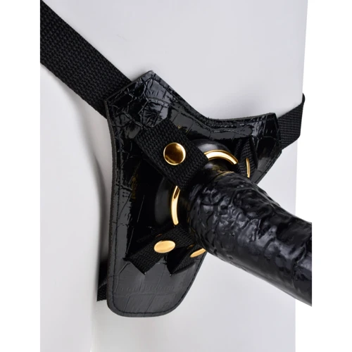 Дизайнерский страпон Fetish Fantasy Gold Designer Strap-On, 16,5х4,5 см: Тип крепления На трусиках