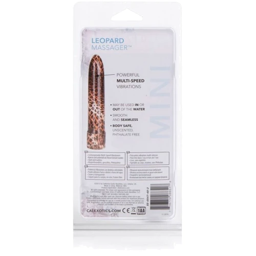 CalExotics Leopard Massager Mini пластиковый вибратор, 11x3.5 см, Leopard: Для кого Для женщин