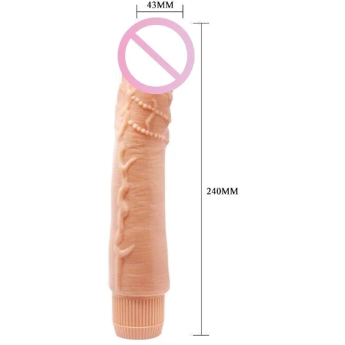 Вібратор реаліст BARBARA 9.5'' Dybbuk MULTI-SPEED VIBRATOR, BW-001071R: Тип управління Поворотний реле