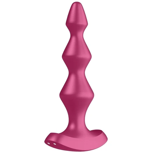 Анальный стимулятор-бусины с двумя моторами Satisfyer Lolli-Plug 1 (Berry): Тип Анальные елочки