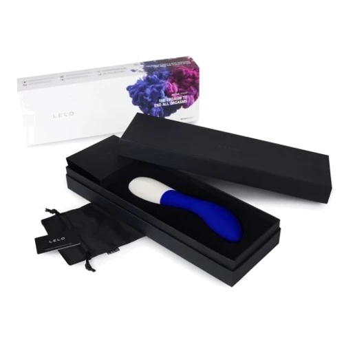 LELO Mona Wave - унікальний вібратор для точки G з рухомої головкою, 11х3,4 см, синій: Тип і форма Вібромасажер