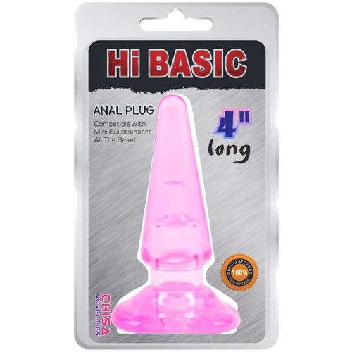 Анальная пробка Chisa Hi Basic Anal Plug 4" Pink: Для кого Унисекс