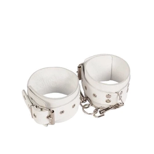 Оковы Leather Restraints Leg Cuffs, white