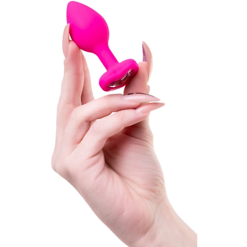 Анальная пробка с кристаллом ToDo Anal Plug Diamond Heart, S: Для кого Унисекс