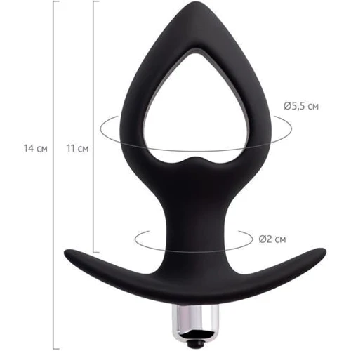 Анальная пробка с вибрацией Toyfa POPO Pleasure Anal Plug Cordis M Vibro Black: Для кого Унисекс