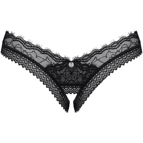Трусики Obsessive Medilla crotchless thong M/L: Применение На попу