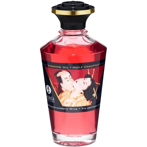 Їстівне зігріваючий масло Warming Oil Intimate Kisses, 100 мл, ігристе вино: Ефект Зігріваючий