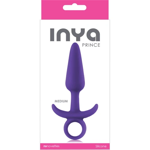 Середня анальна пробка NS Novelties Prince Medium, 12,7х2,5 см, пурпурний: Для кого унісекс