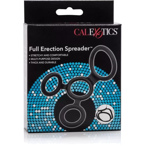 Ерекційне кільце CalExotic Silicone Full Erection Spreader Cock Ring: Колір черный